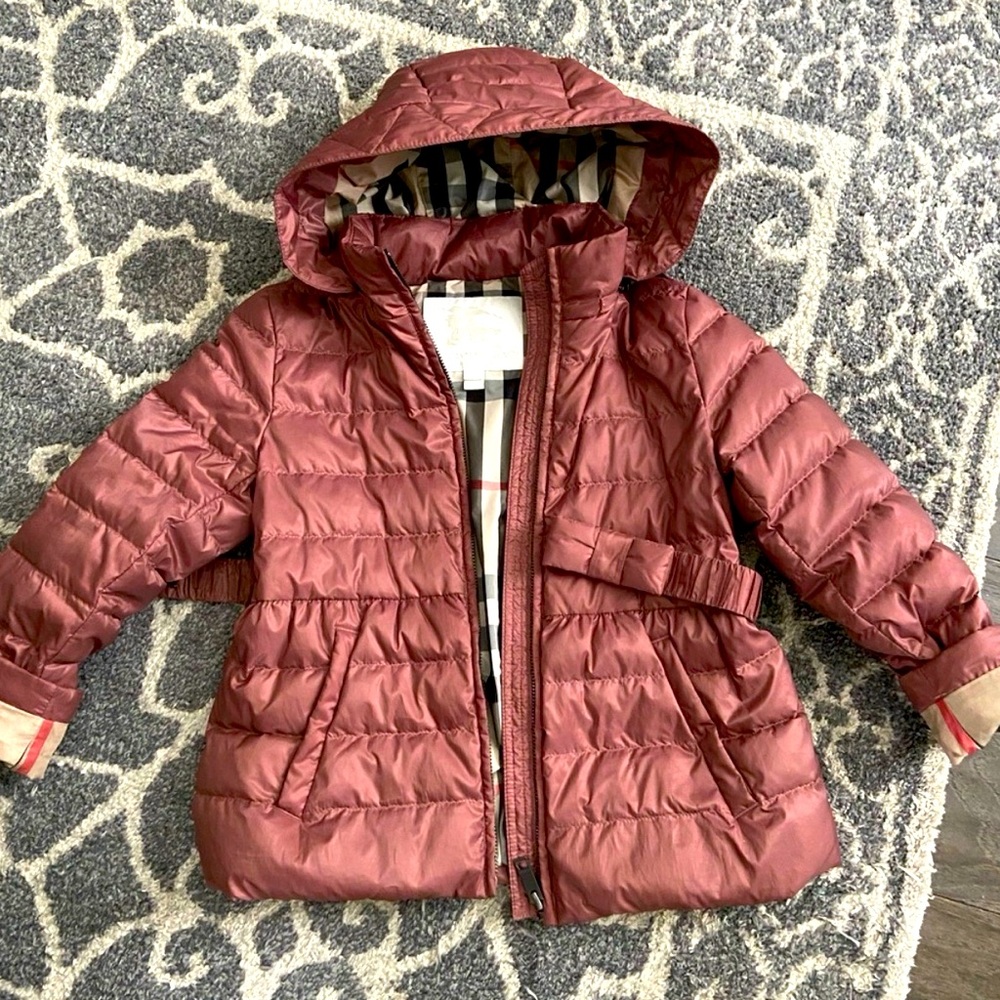 Burberry girls Lightweight jacket with hood
